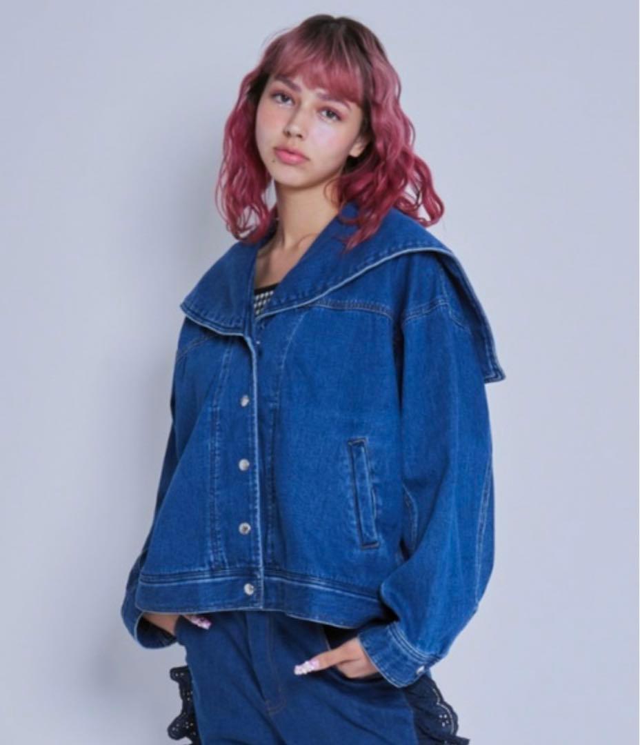 新品タグ付き　Candy Stripper SAILOR DENIM ジャケット