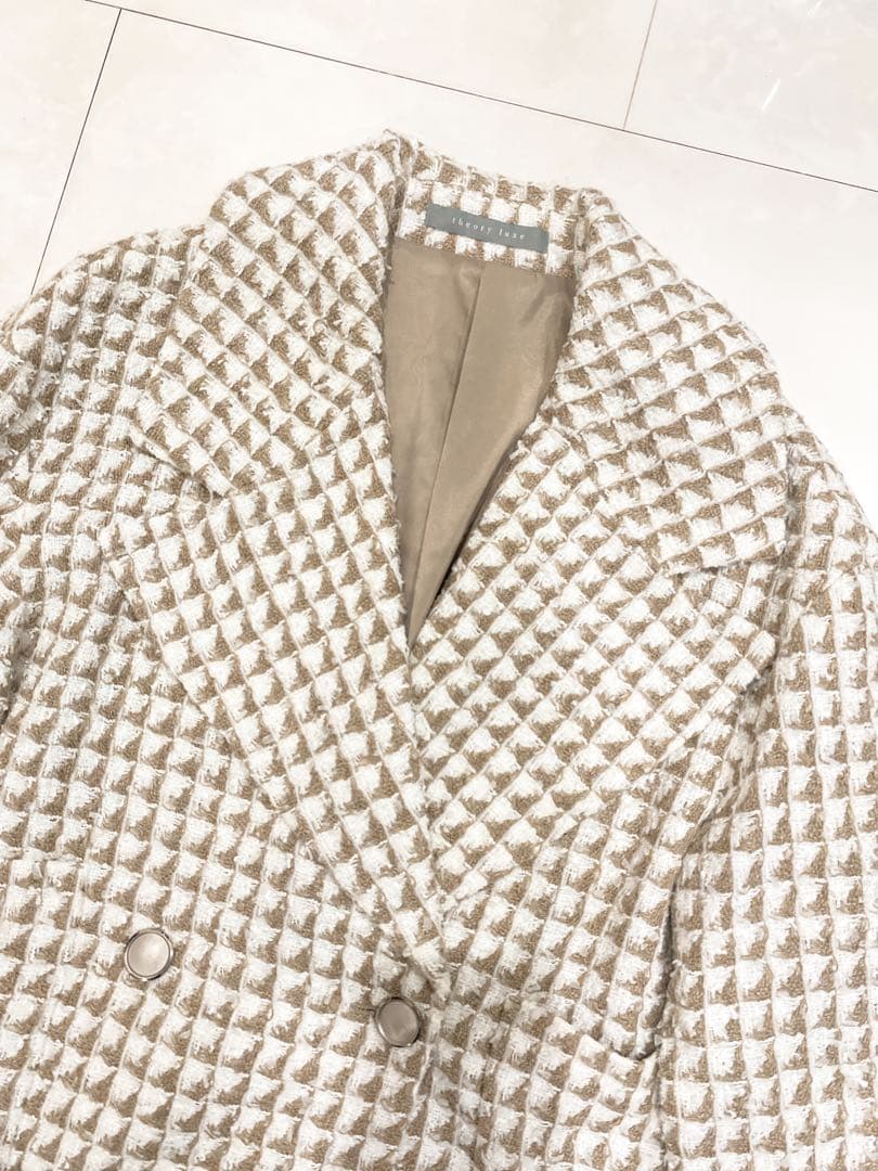 セオリーリュクス2023ツイードジャケット40美品8.3万
