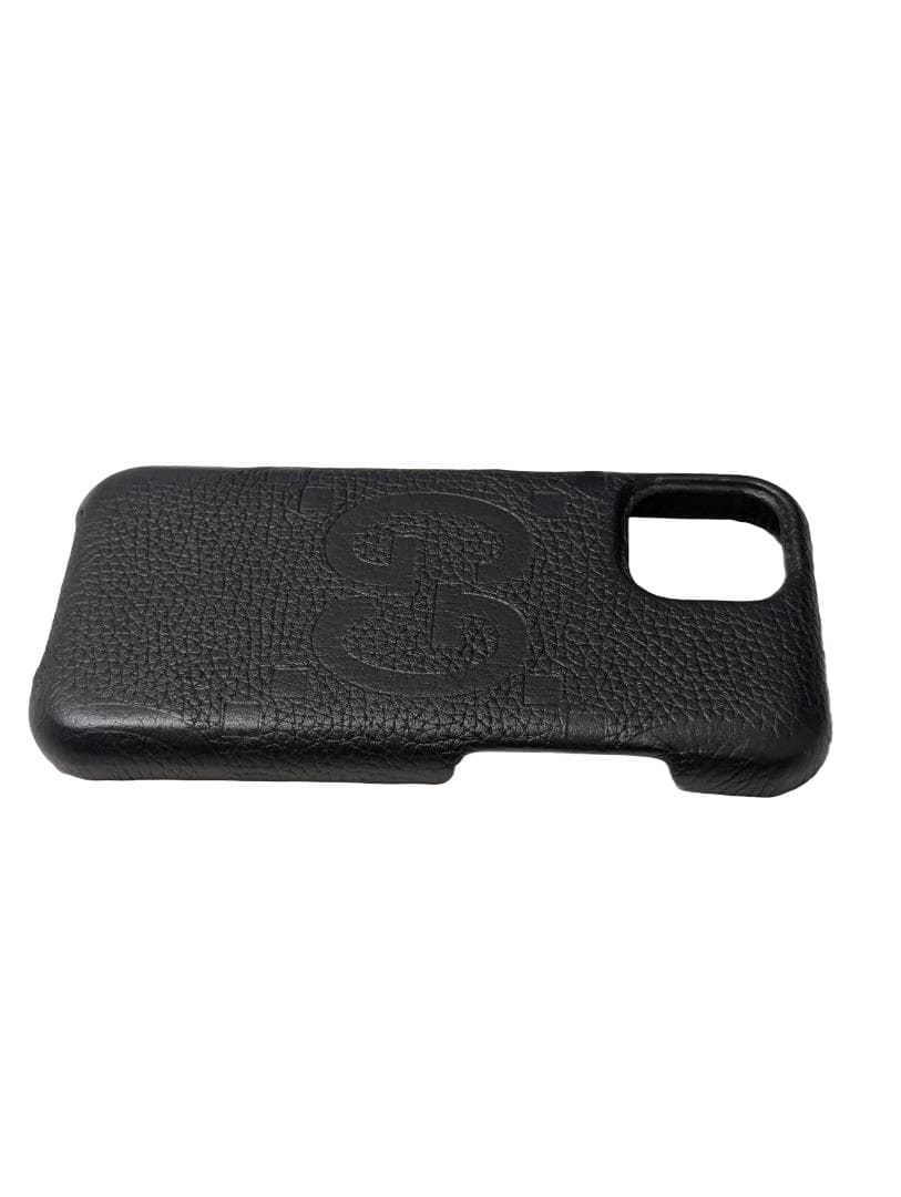 新品　GUCCI　iPhone15ケース　スマホケース　GGロゴ　ブラック