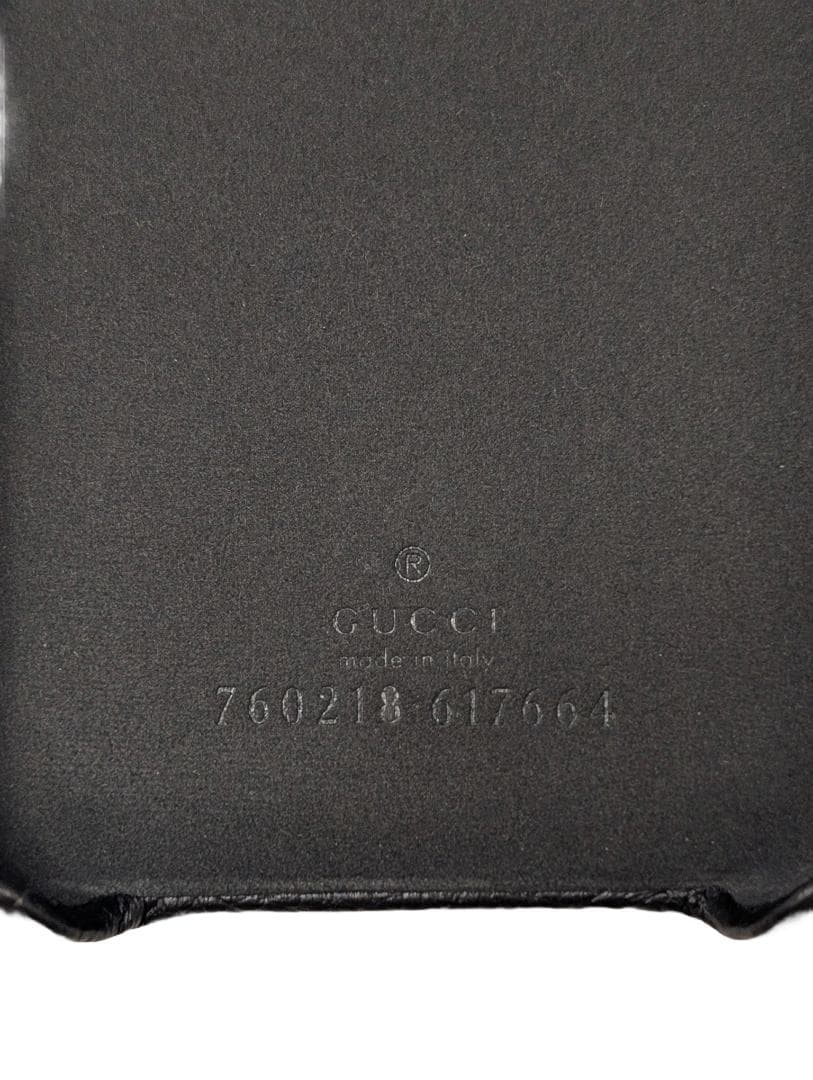 新品　GUCCI　iPhone15ケース　スマホケース　GGロゴ　ブラック