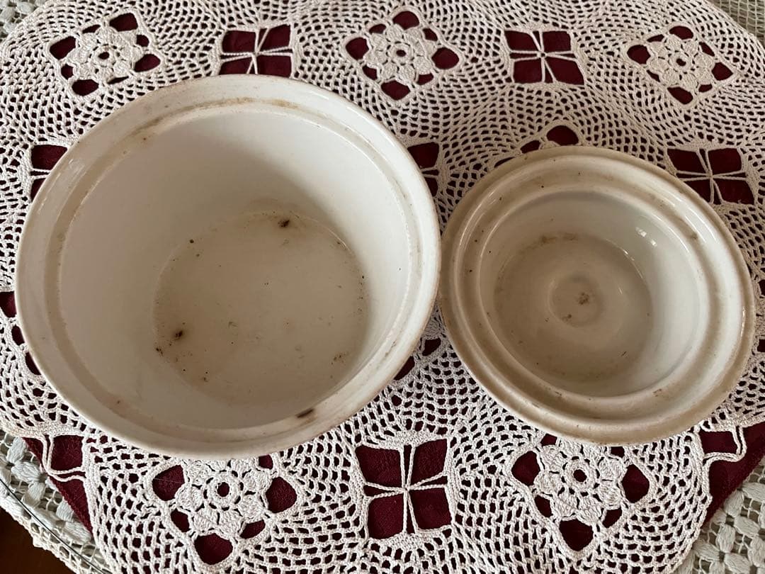 イギリスアンティーク バターディッシュ ビクトリアンアンティーク