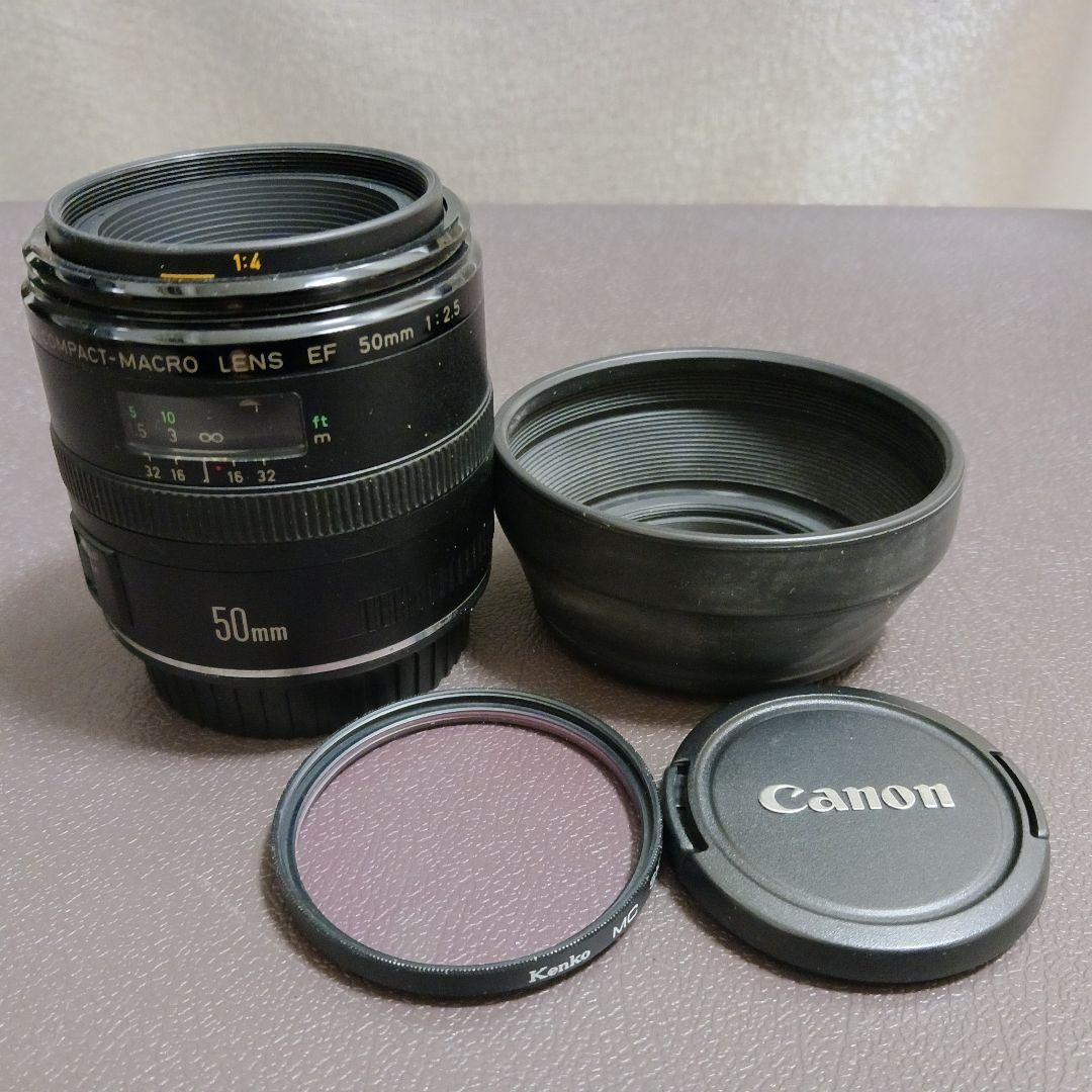 【光学超美品・試写有】Canon Compact-macro 50mm F2.5