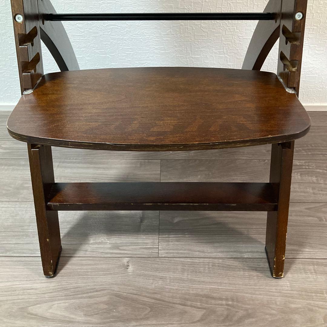 美品 ビヨンドジュニア ハイチェア ベビーチェア マホガニー/ブラックパール