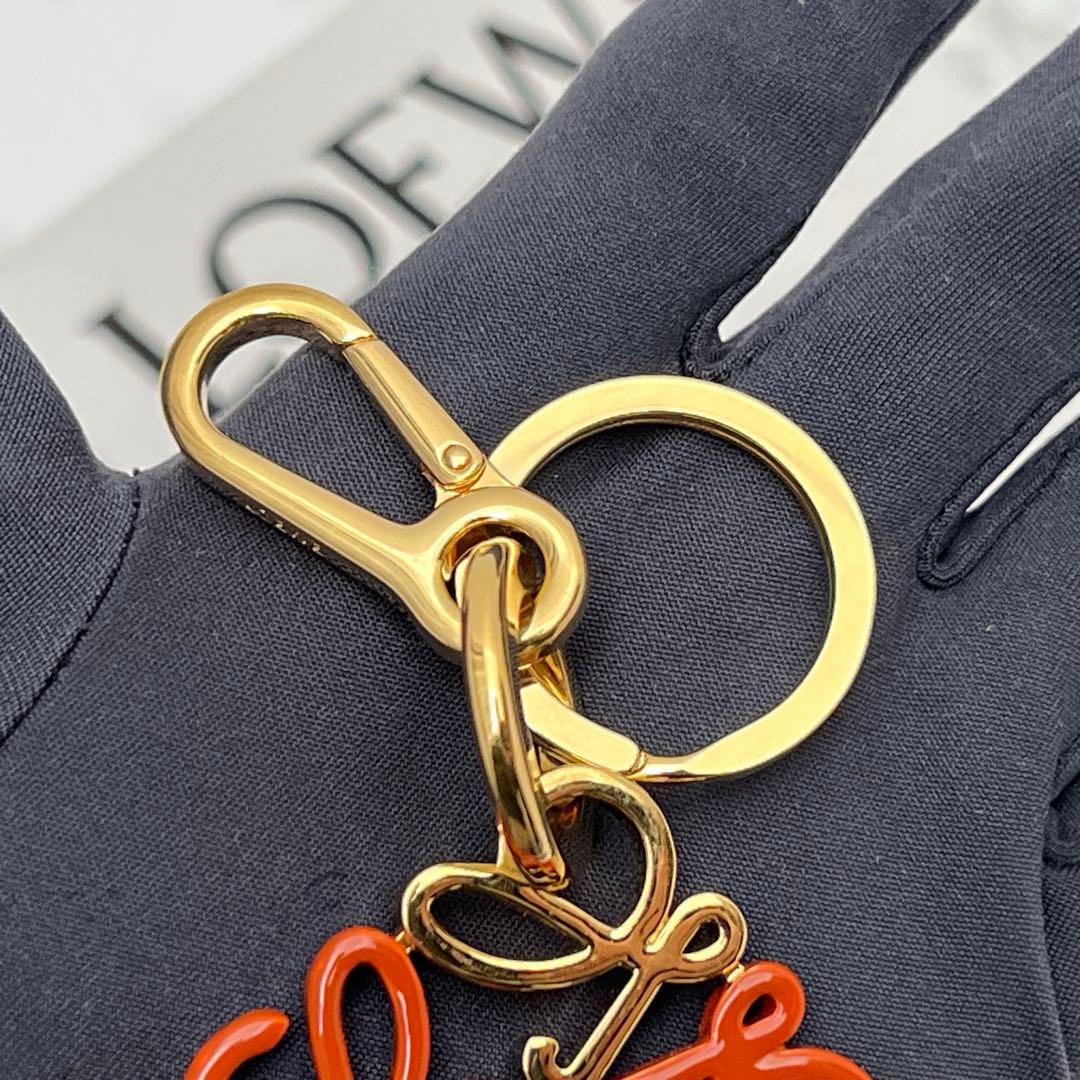 ロエベ アナグラム チャーム ゴールド/スタースカイ LOEWE