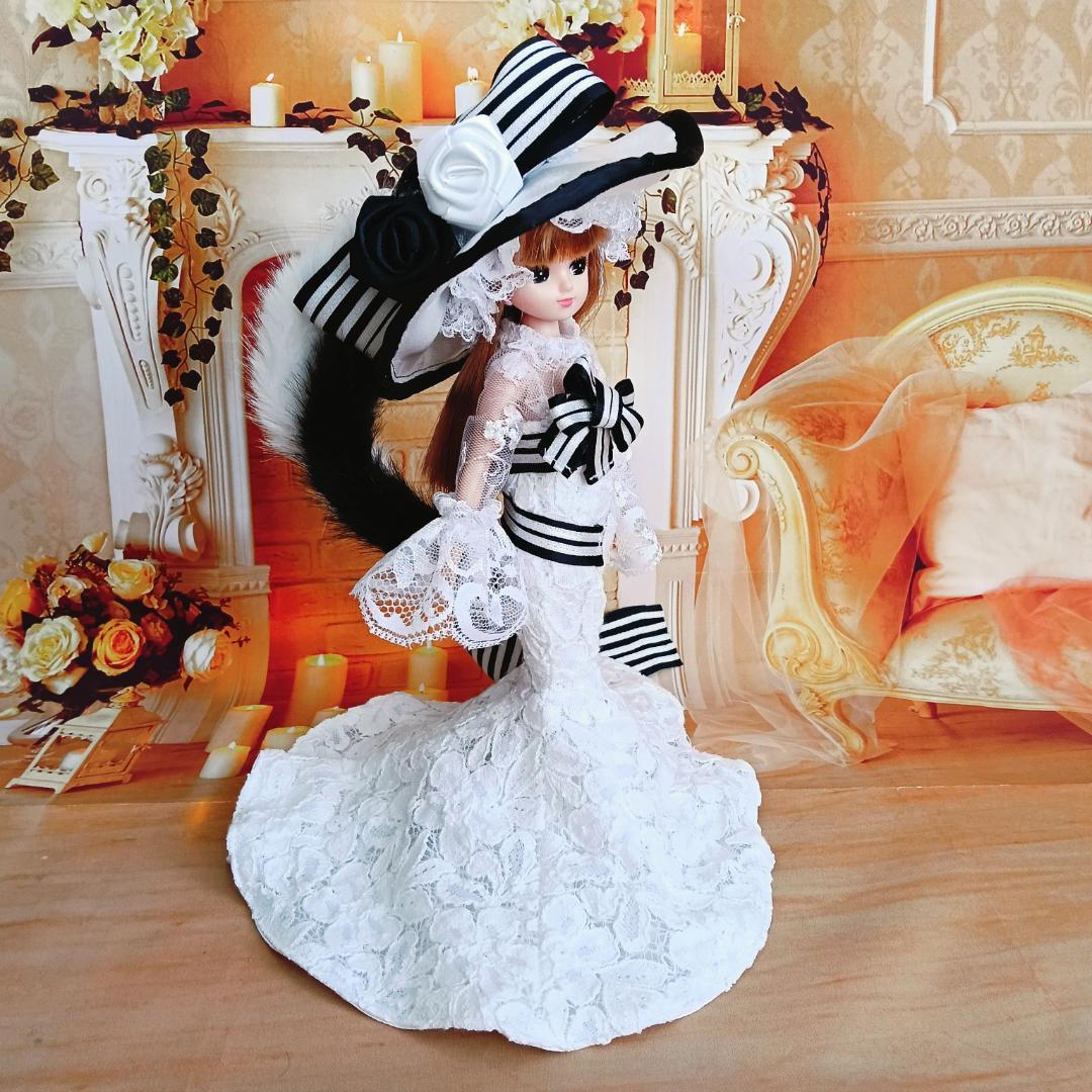 みい　リカちゃんサイズ　マーメイドライン　ドールドレス4点セット　2着分