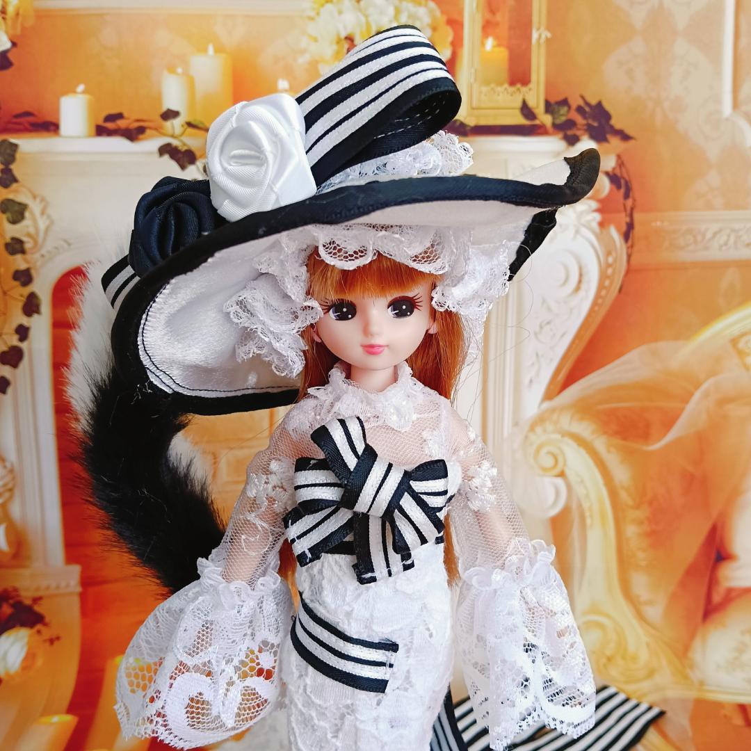 みい　リカちゃんサイズ　マーメイドライン　ドールドレス4点セット　2着分