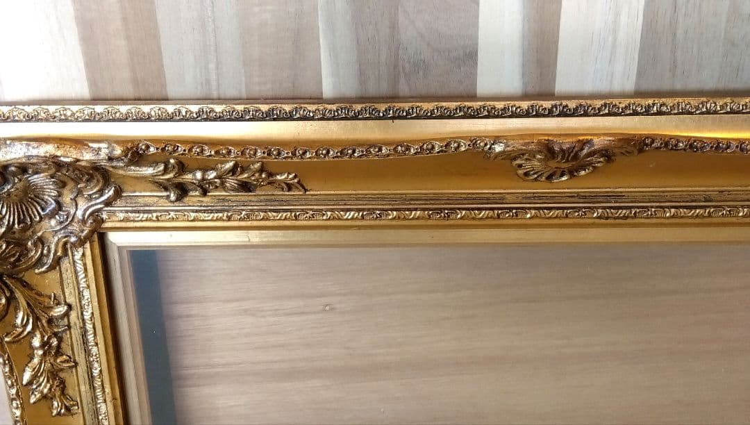 バロックスタイル　豪華金装飾 F6号 油彩額縁 ゴールドフレーム