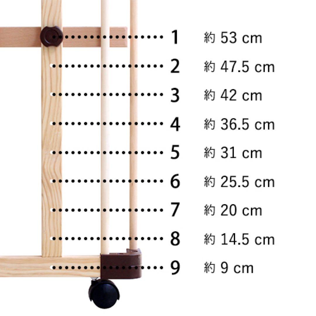 ファルスカ　ベッドサイドベット03　木製ベビーベッド　ナチュラルウッド