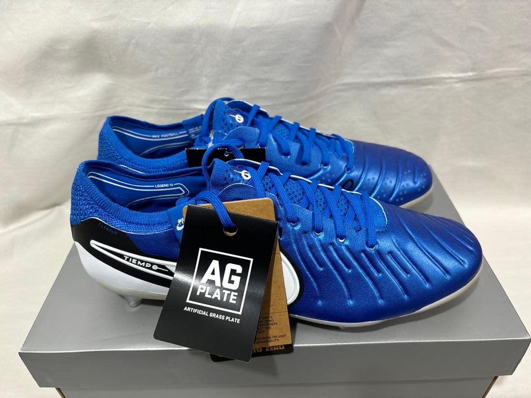 シューズ nike legend 10 elite ag-pro blue 26.5