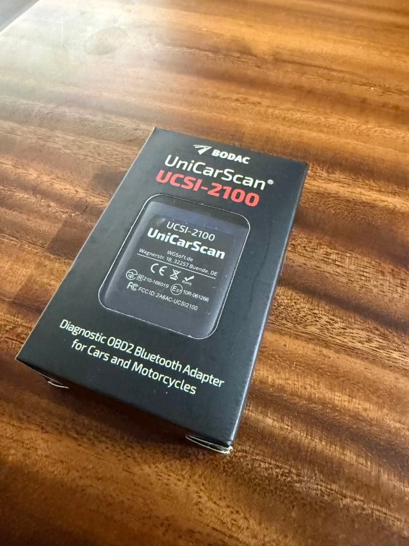 コーディング　BODAC UniCarScan UCSI-2100