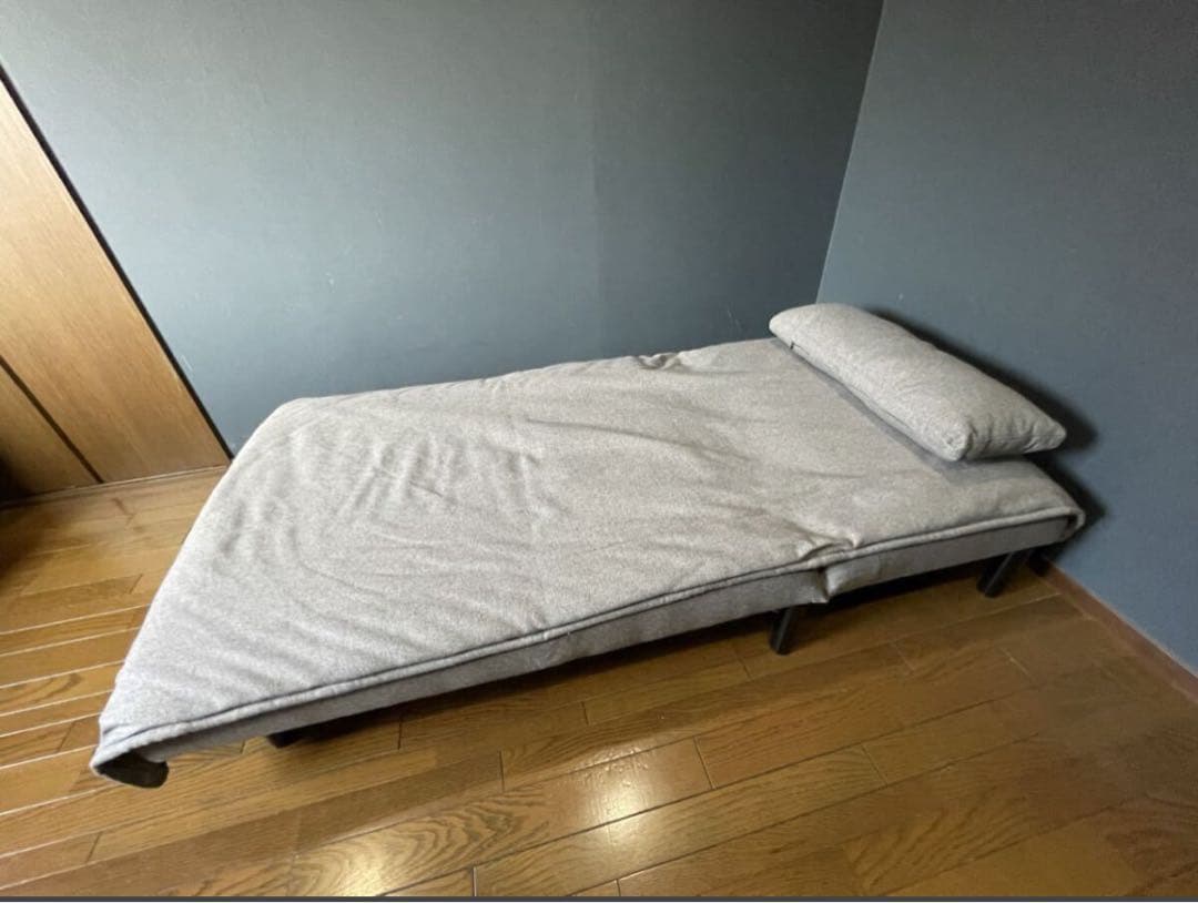 【フランスベッド正規品】 ソファベッド グレー ワーモⅡ