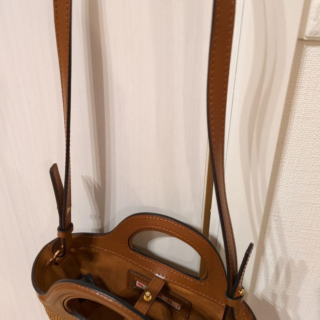 MARNI かごバッグ ブラウン　ショルダー