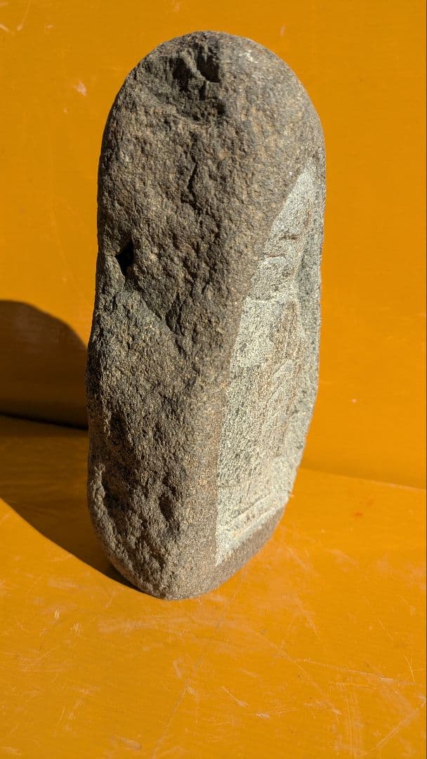 石仏、地蔵菩薩、15センチの地蔵、倉田辰彦作