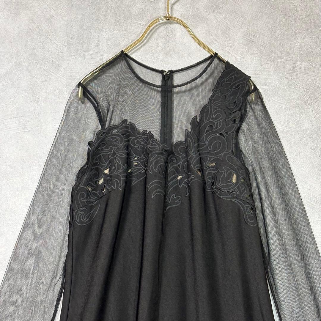 にし　AMERI アメリ　CUTWORK DRESS　ドレス　ワンピース
