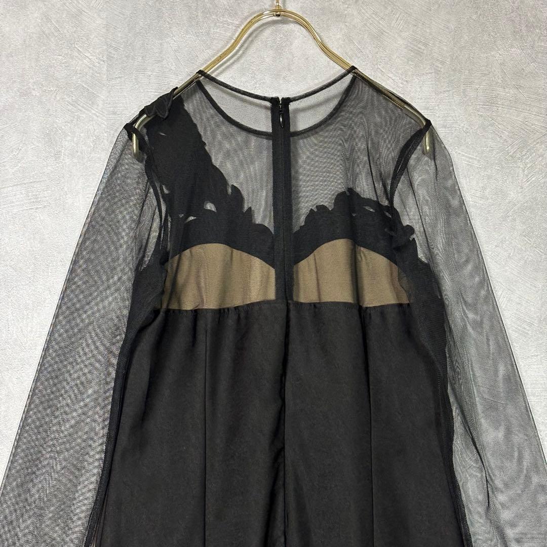 にし　AMERI アメリ　CUTWORK DRESS　ドレス　ワンピース