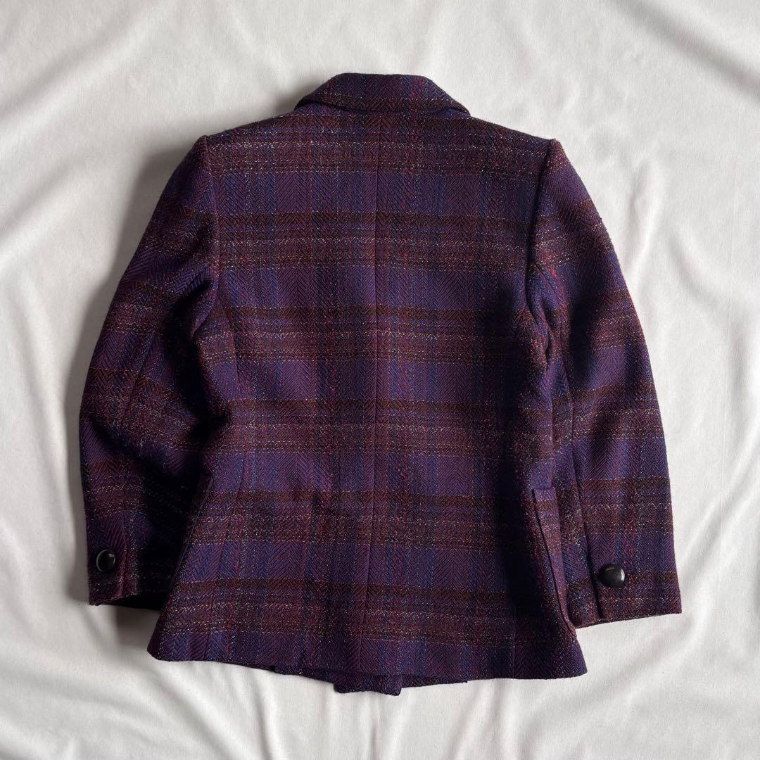 ジャケット・アウター 80s YVES SAINT LAURENT wool tweed jacket