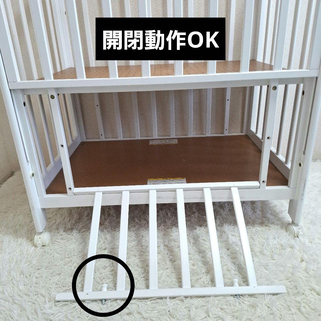 【全国一律送料無料】KATOJI 木製 ミニタッチベビーベッド ホワイト