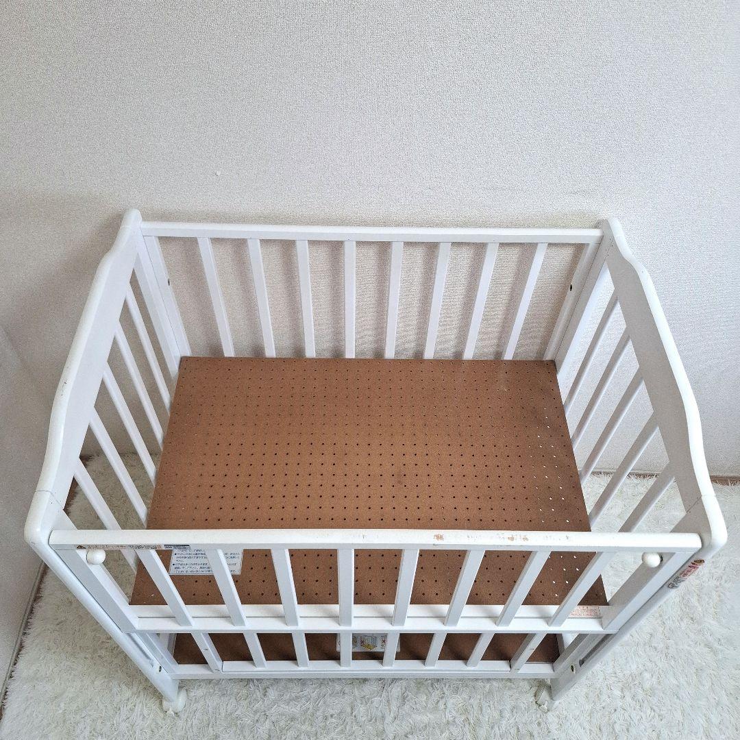 【全国一律送料無料】KATOJI 木製 ミニタッチベビーベッド ホワイト