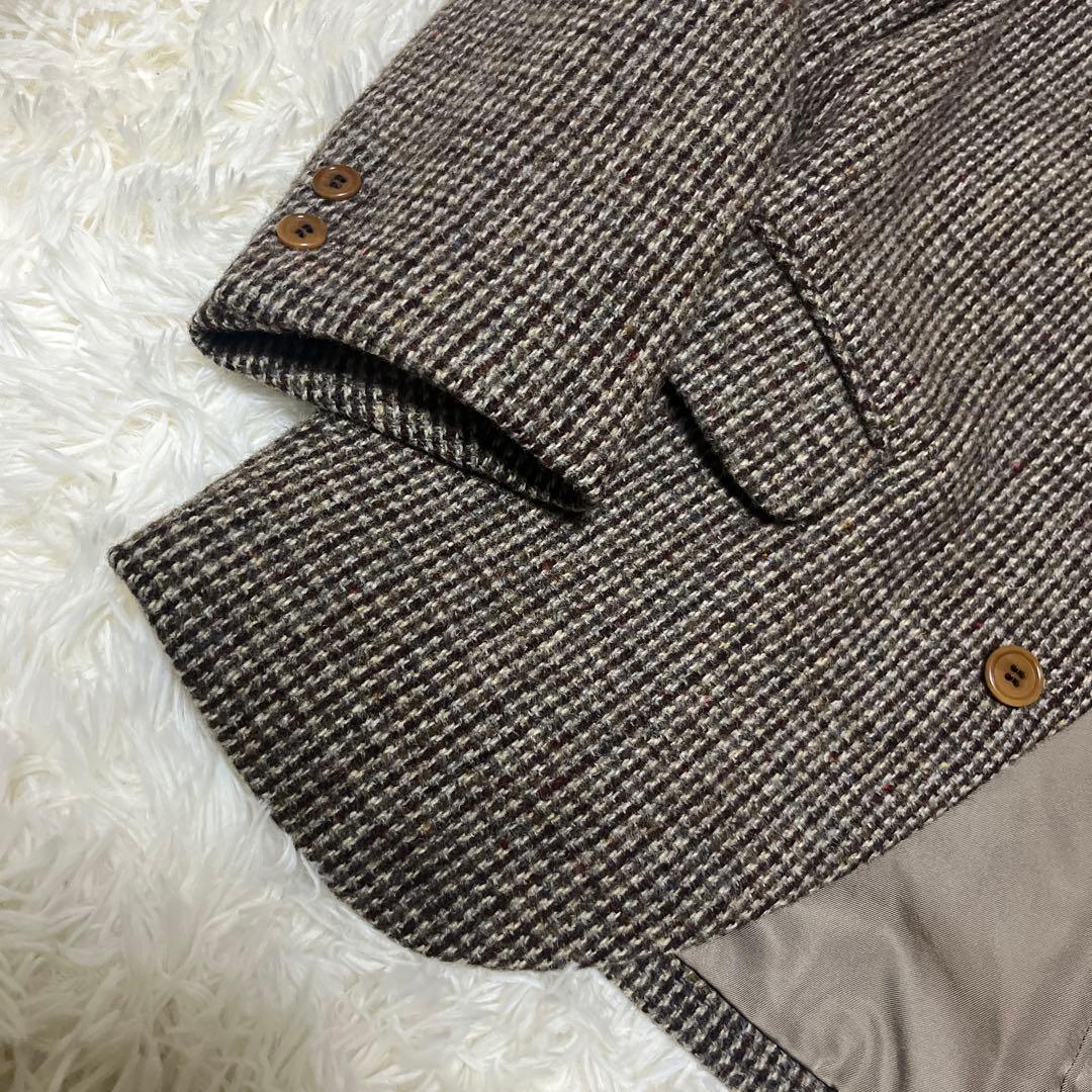 最終値下げ！極美品ハリスツイード テーラードジャケット ツイード ヘリンボーン