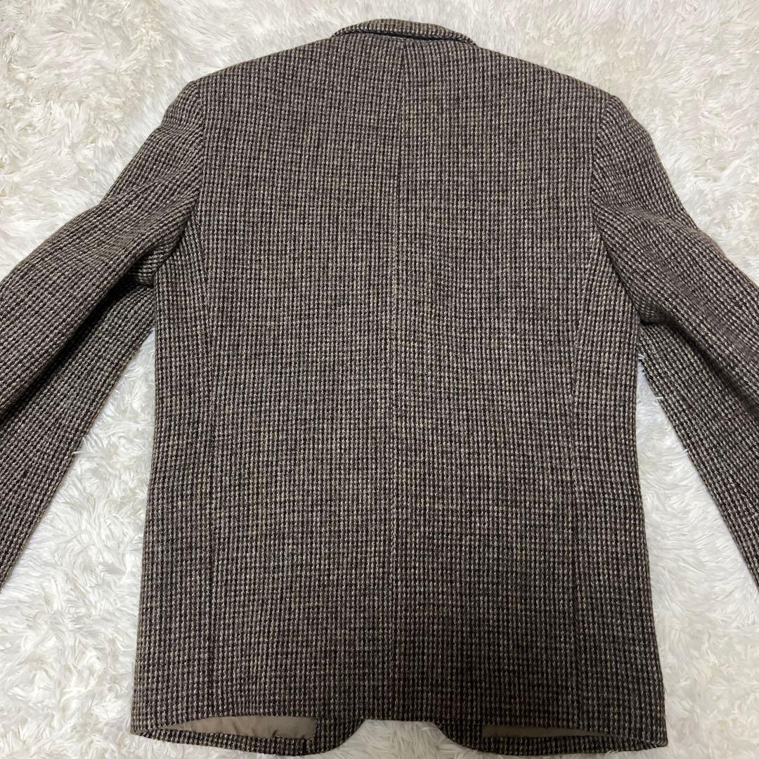 最終値下げ！極美品ハリスツイード テーラードジャケット ツイード ヘリンボーン