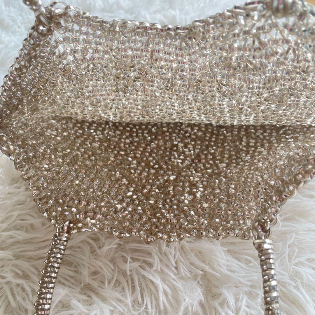 美品✨アンテプリマ ANTEPRIMA ワイヤーバッグ　シルバー