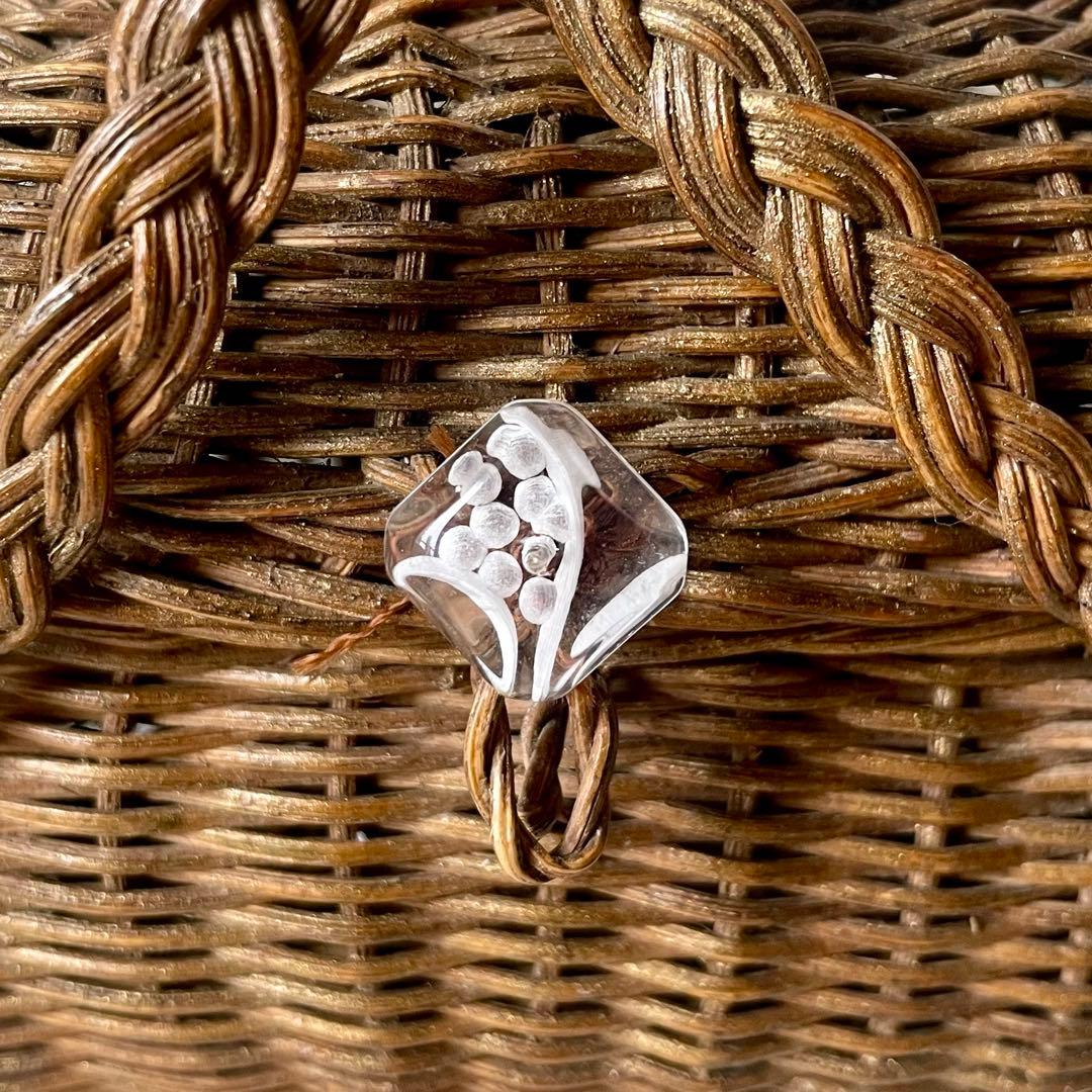 ドールパニエ　フランスアンティーク 人形用 ミニ プチ カゴ 籠 かご