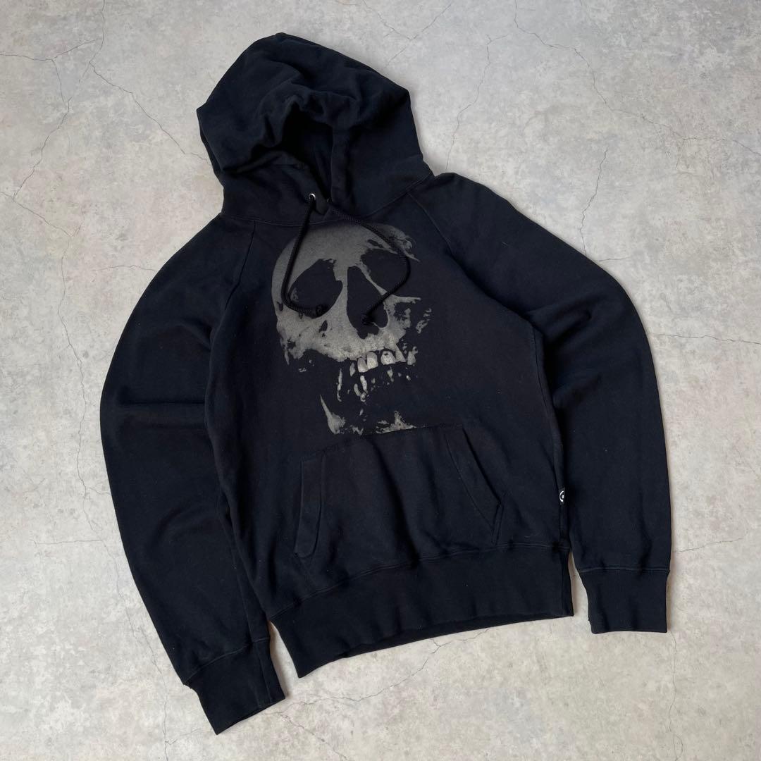 HYSTERIC GLAMOUR スカルベリー パーカー 黒