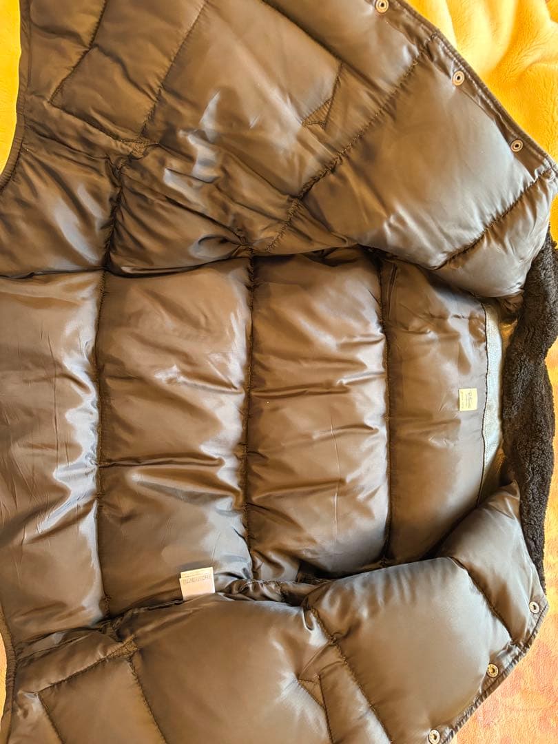 「リトルボーイ」【美品】ロンハーマン　レザーダウンジャケット ボア襟　黒L