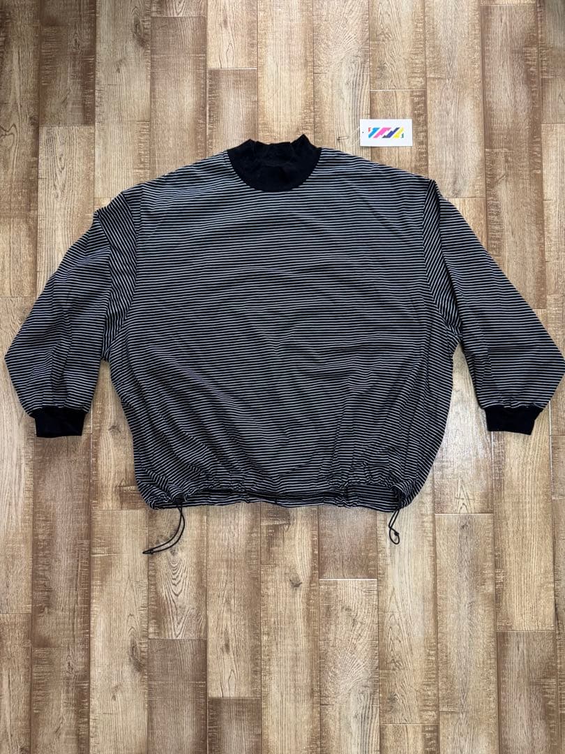 トップス is-ness BALLON BORDER LONG SLEEVE M