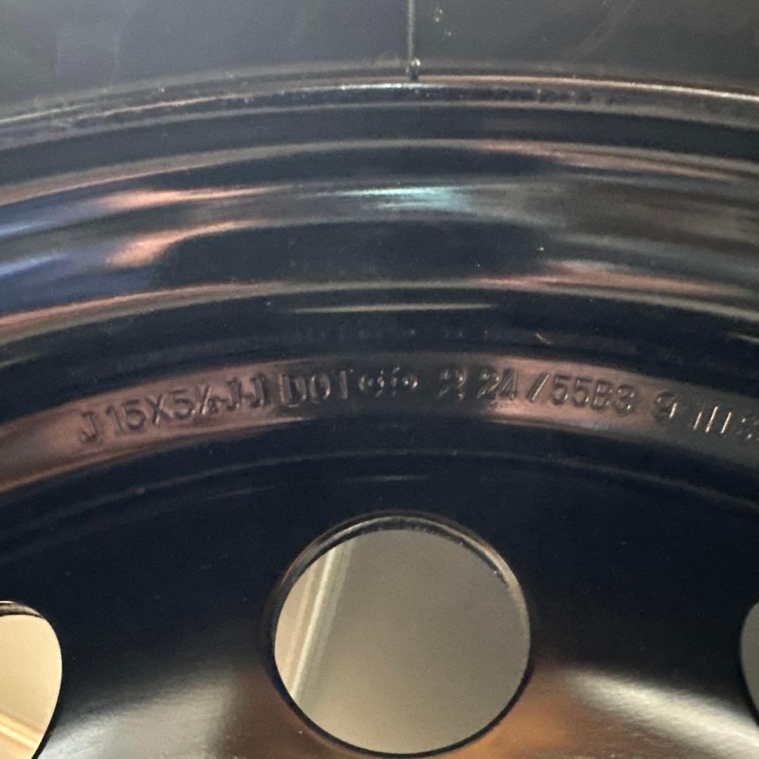 キャラバン新車外し　4本　YOKOHAMA 195/80R15 ホイールセット