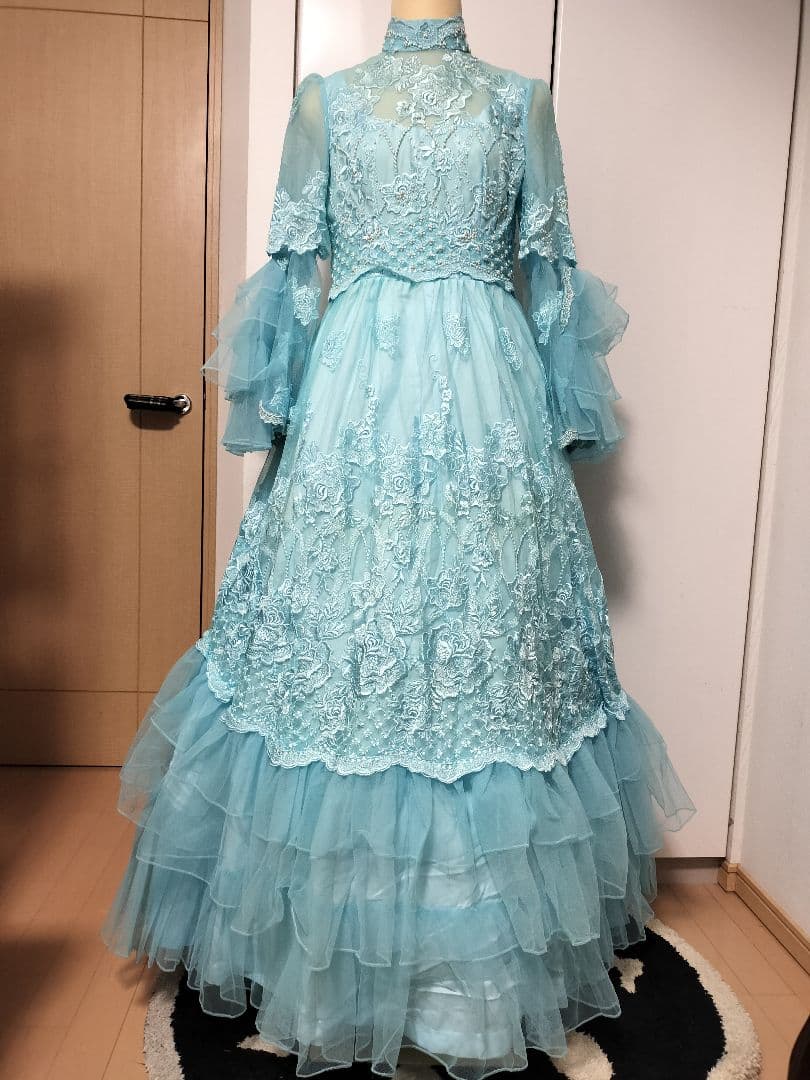 ウェディング　カラードレス　ステージ　ロリータ　タケミ　日本製　9号