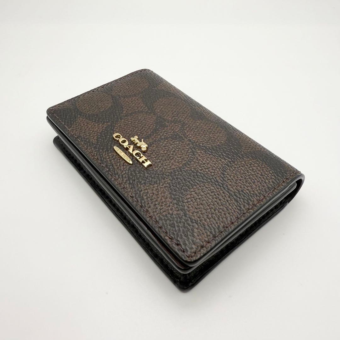 COACH ★大人気★ ビジネス カードケース シグネチャー 名刺入れ 新品