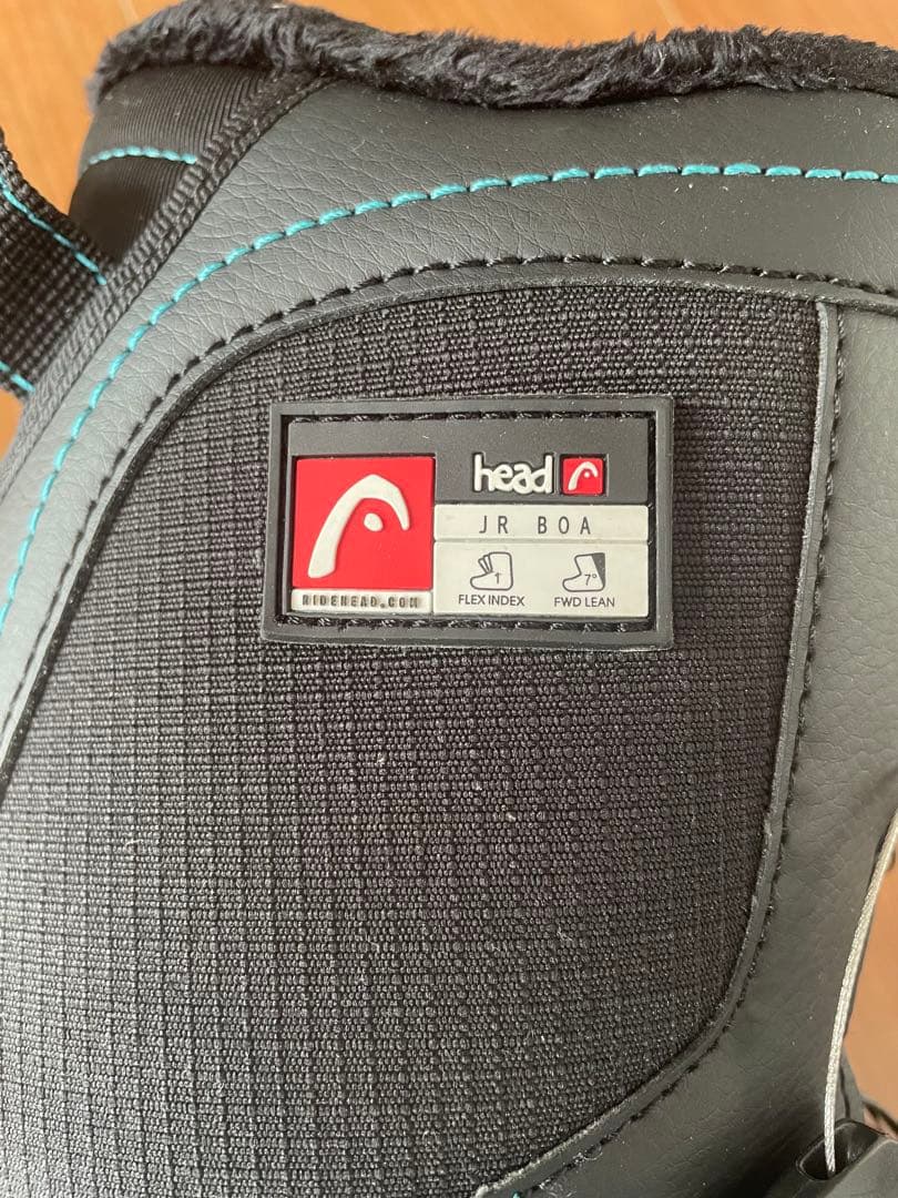 美品 スノーボードブーツhead JR BOA 24.5/25.5cm ジュニア