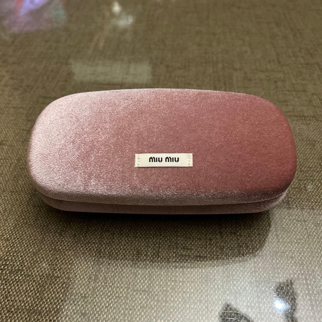 MIU MIU リムレス　リムレスメガネ　サングラス　ゴールド　ミュウミュウ