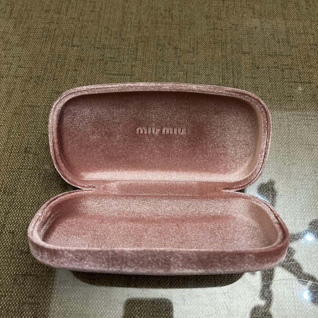 MIU MIU リムレス　リムレスメガネ　サングラス　ゴールド　ミュウミュウ