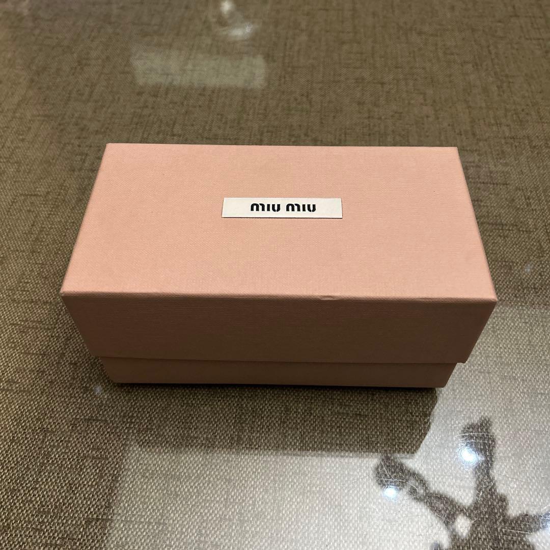 MIU MIU リムレス　リムレスメガネ　サングラス　ゴールド　ミュウミュウ
