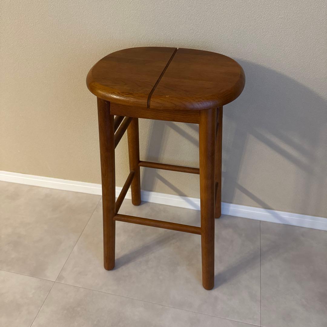 本当に綺麗です！★カリモク★ヴィンテージ★木製スツール