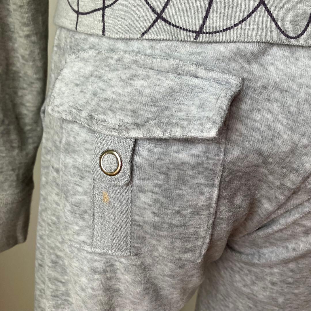 トップス Juicy Couture Velour Zip Through Hoodie