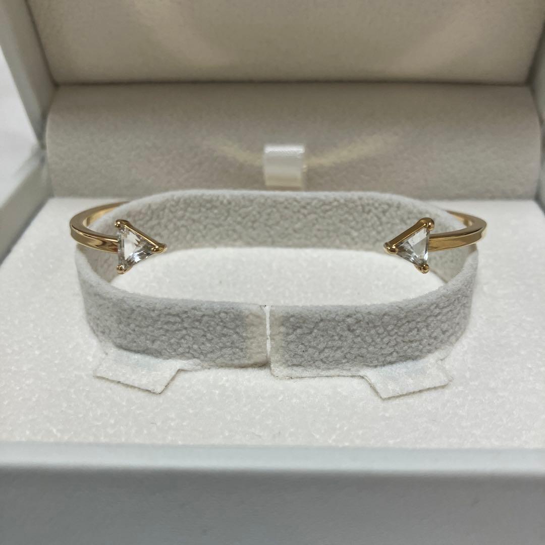 ドゥーズィエムクラス ラアイナ　TRIANGLE TOPAZ CUFF K18