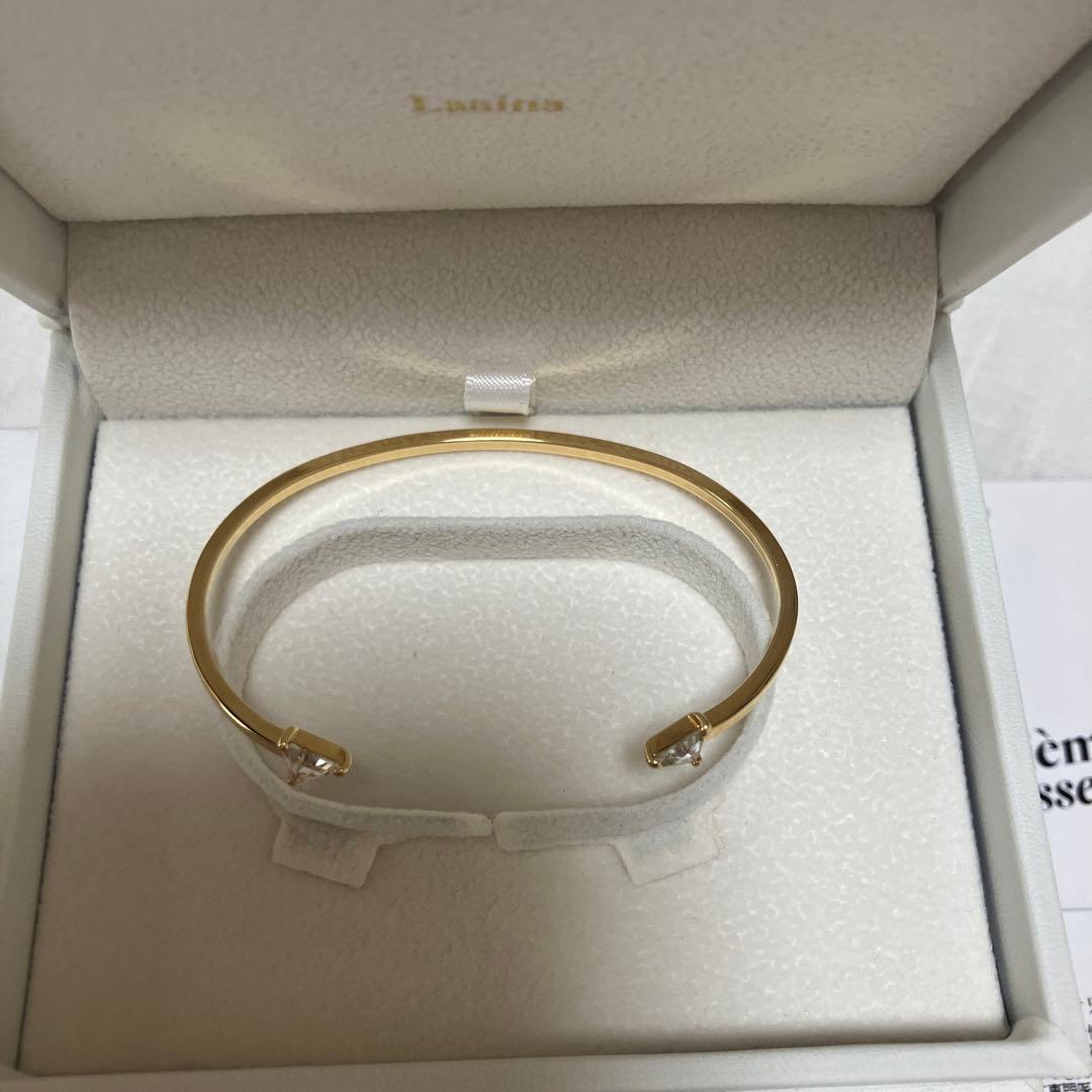 ドゥーズィエムクラス ラアイナ　TRIANGLE TOPAZ CUFF K18