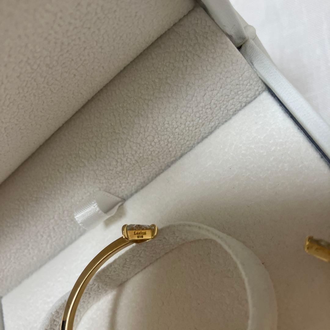 ドゥーズィエムクラス ラアイナ　TRIANGLE TOPAZ CUFF K18