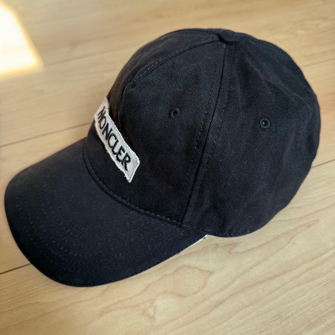 MONCLER ネイビー ベースボールキャップ