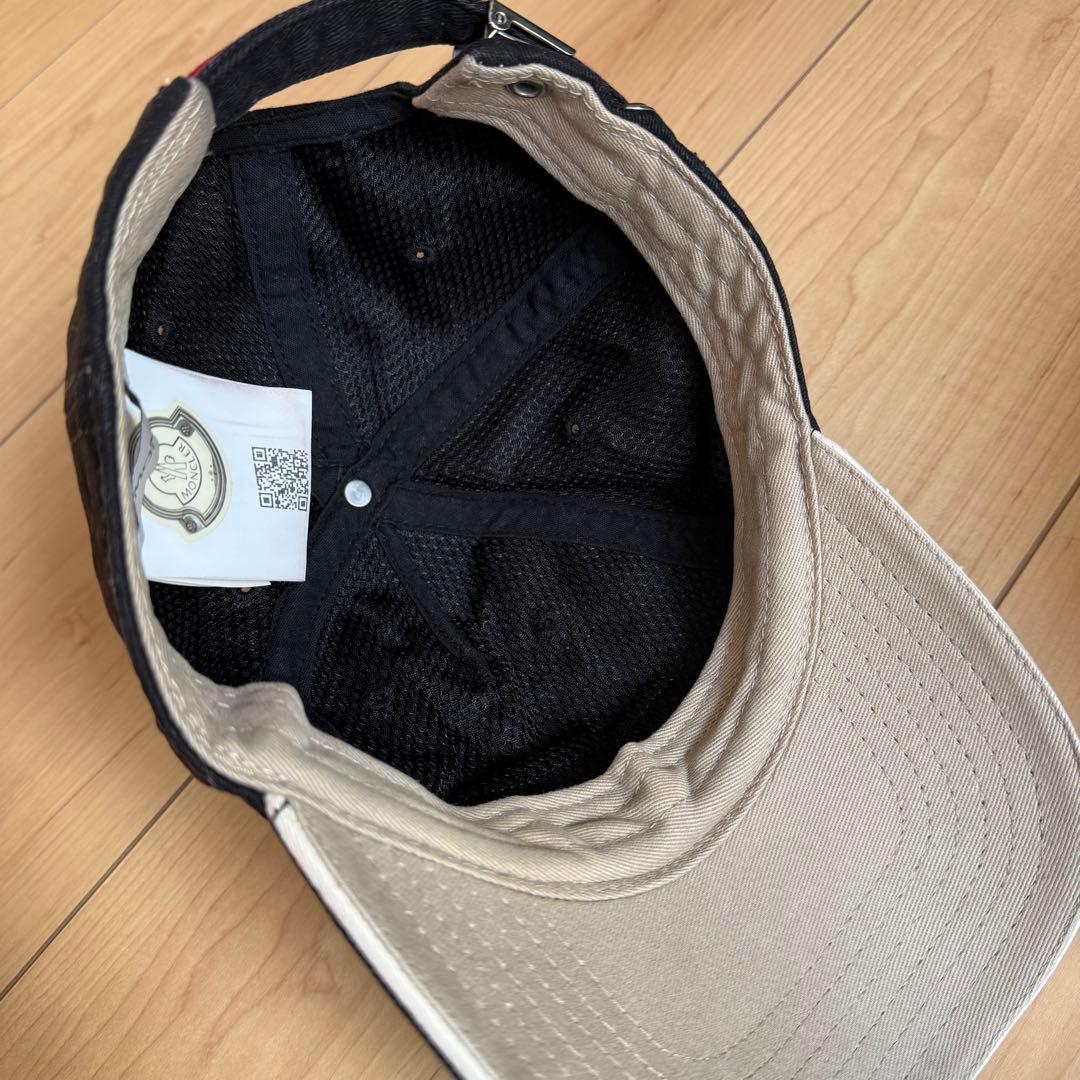 MONCLER ネイビー ベースボールキャップ