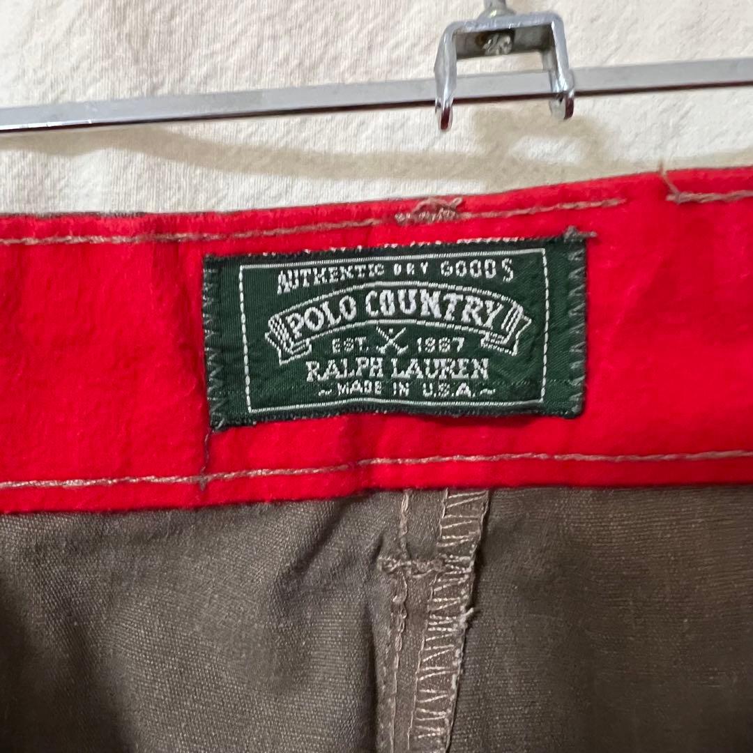 POLO COUNTRYラルフローレン　チノストレートパンツ ポロカン