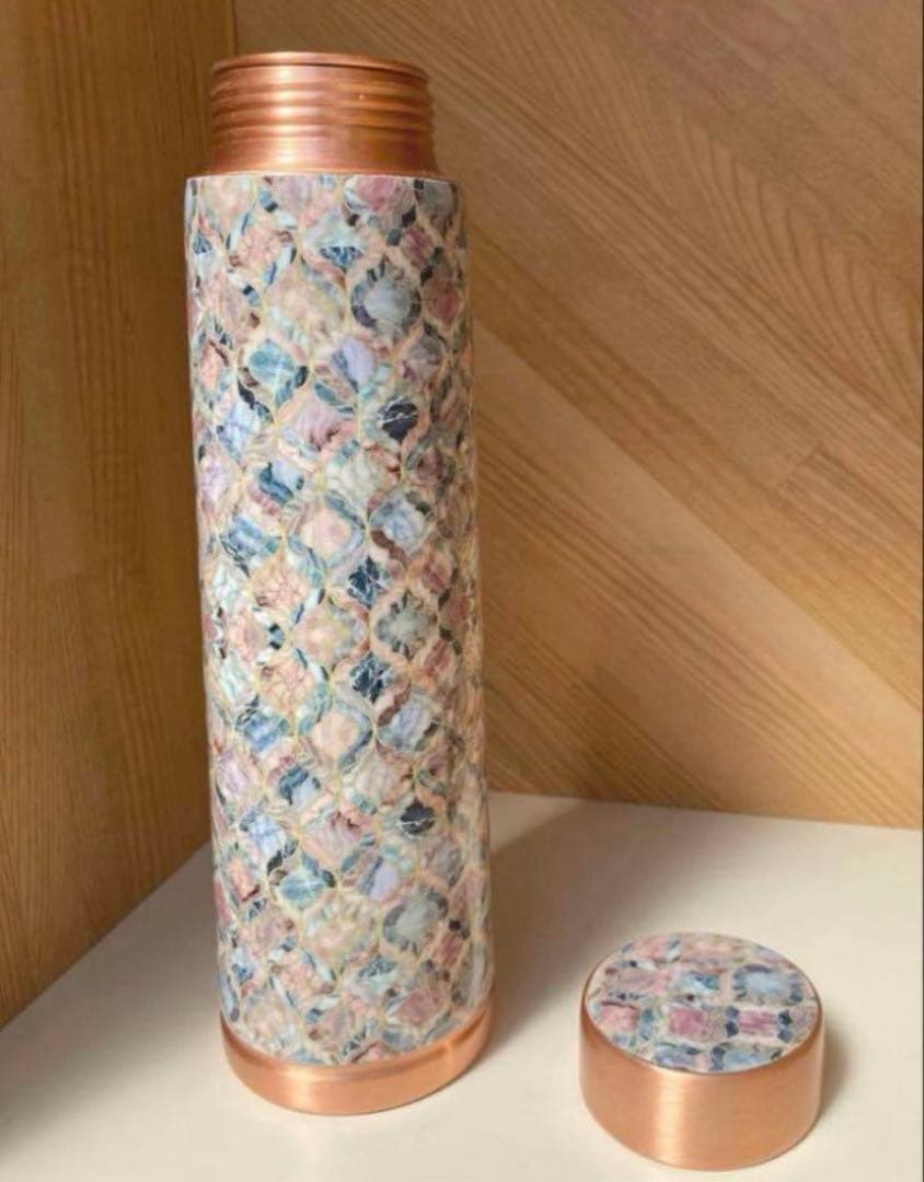 大人気　純銅　ヨガボトル　水筒　デトックス　健康　アーユルヴェーダ