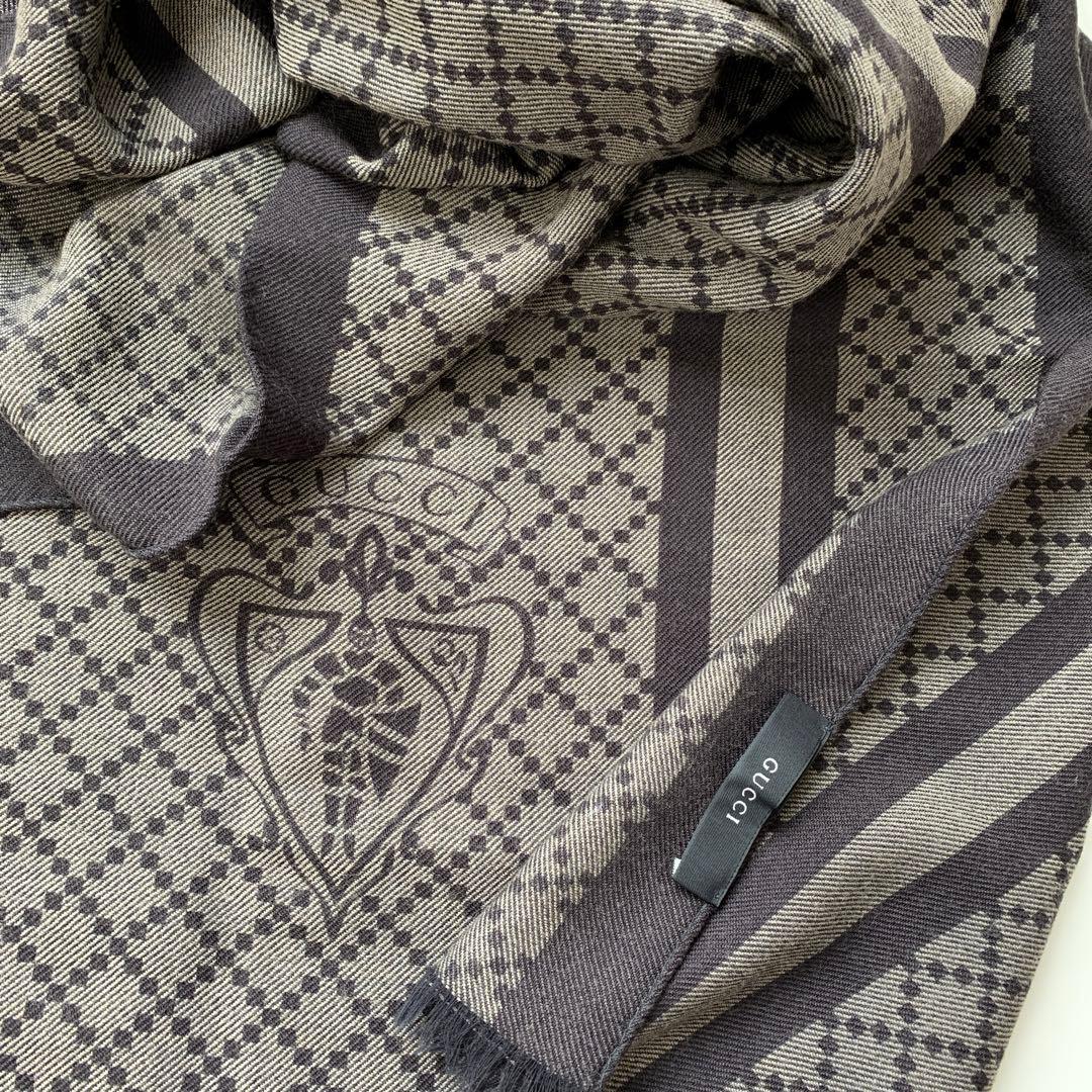 GUCCI ストール グレー