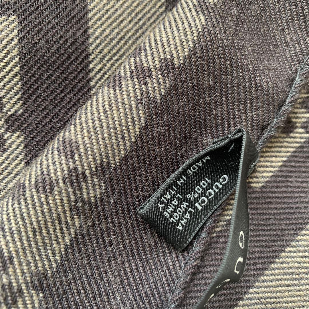 GUCCI ストール グレー