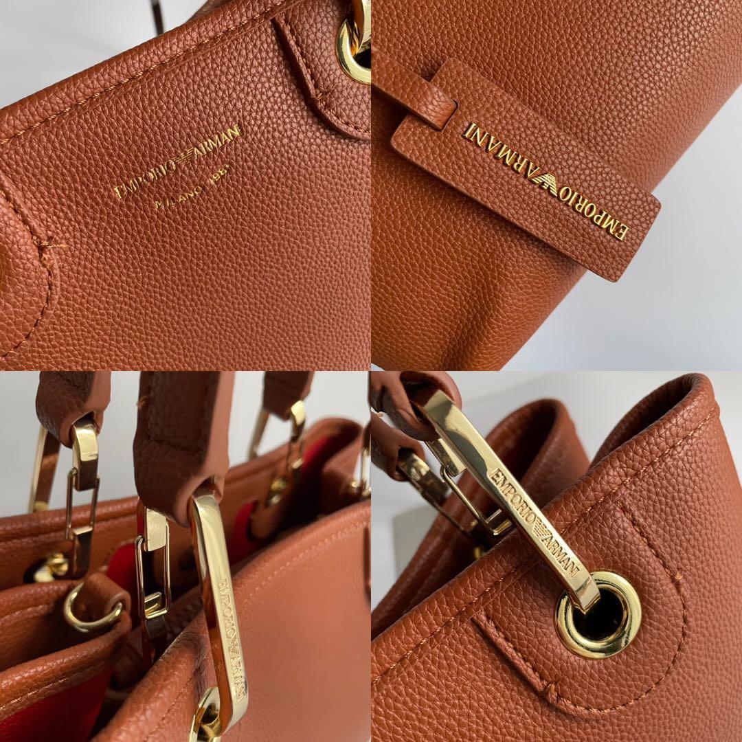 ✨️未使用保管✨️ Emporio Armani ショルダーバッグ　ブラウン