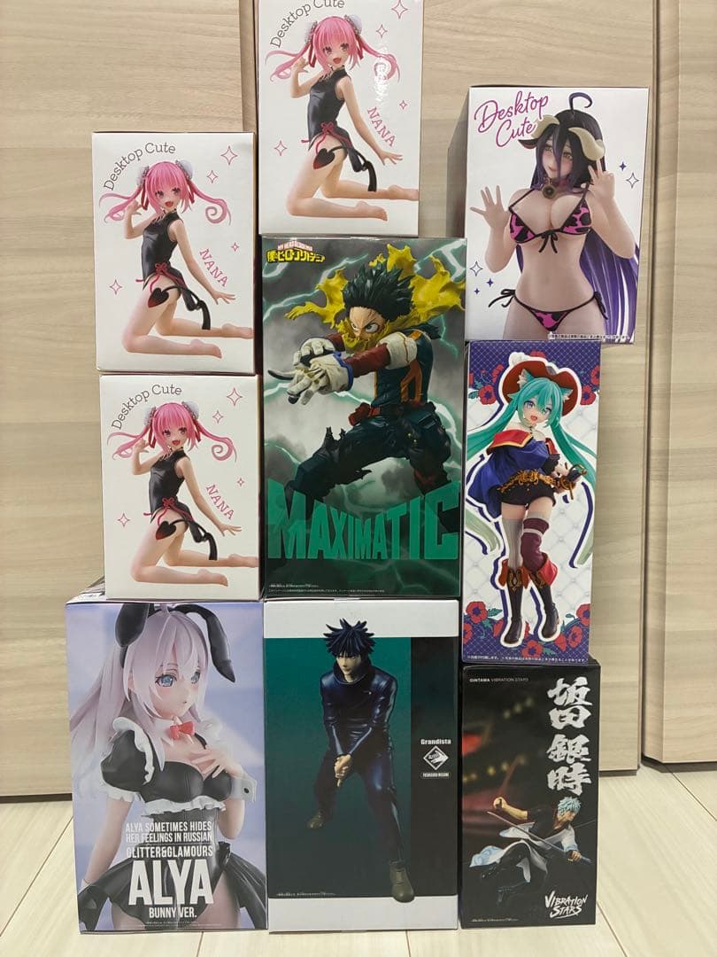 新作フィギュア　まとめ売り　美少女　ヒロアカ　初音ミク　呪術廻戦　など
