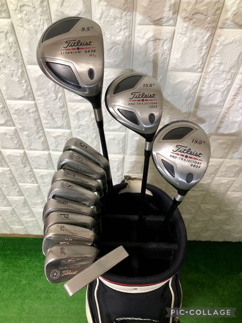 初心者おすすめ☆メンズ ゴルフクラブセット☆タイトリスト☆キャディバッグ付